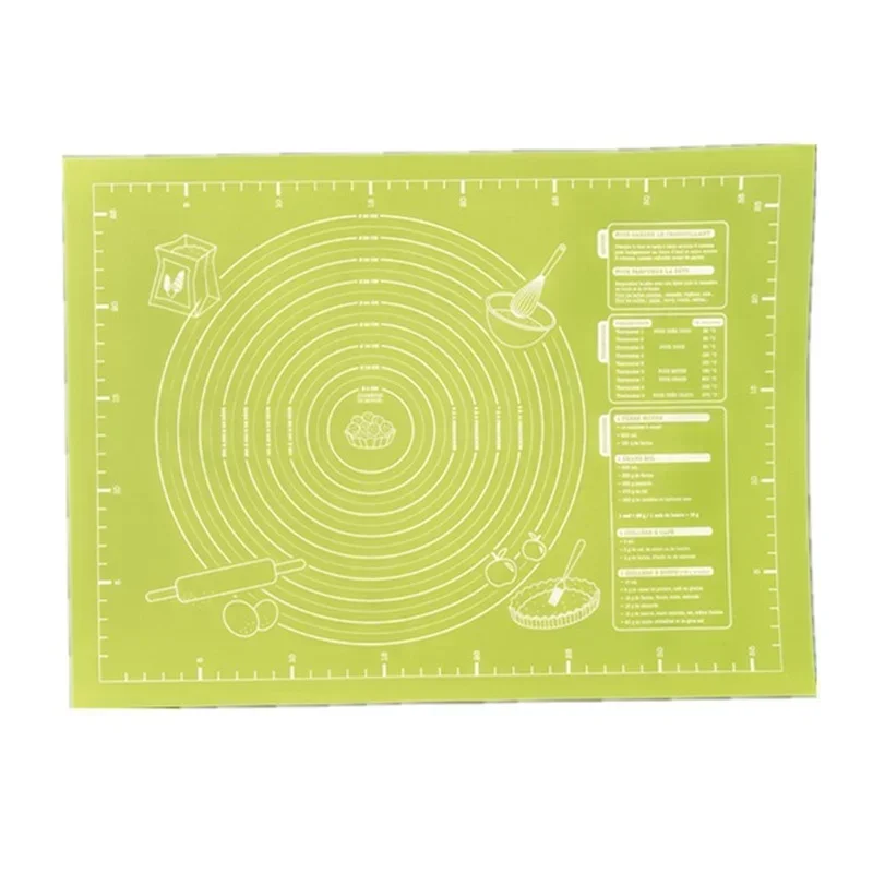 Large Silicone Mat Kitchen Kneading Dough Baking Mat Cooking Cake Pastry Non-stick Rolling Dough Pads Tools Sheet Accessories