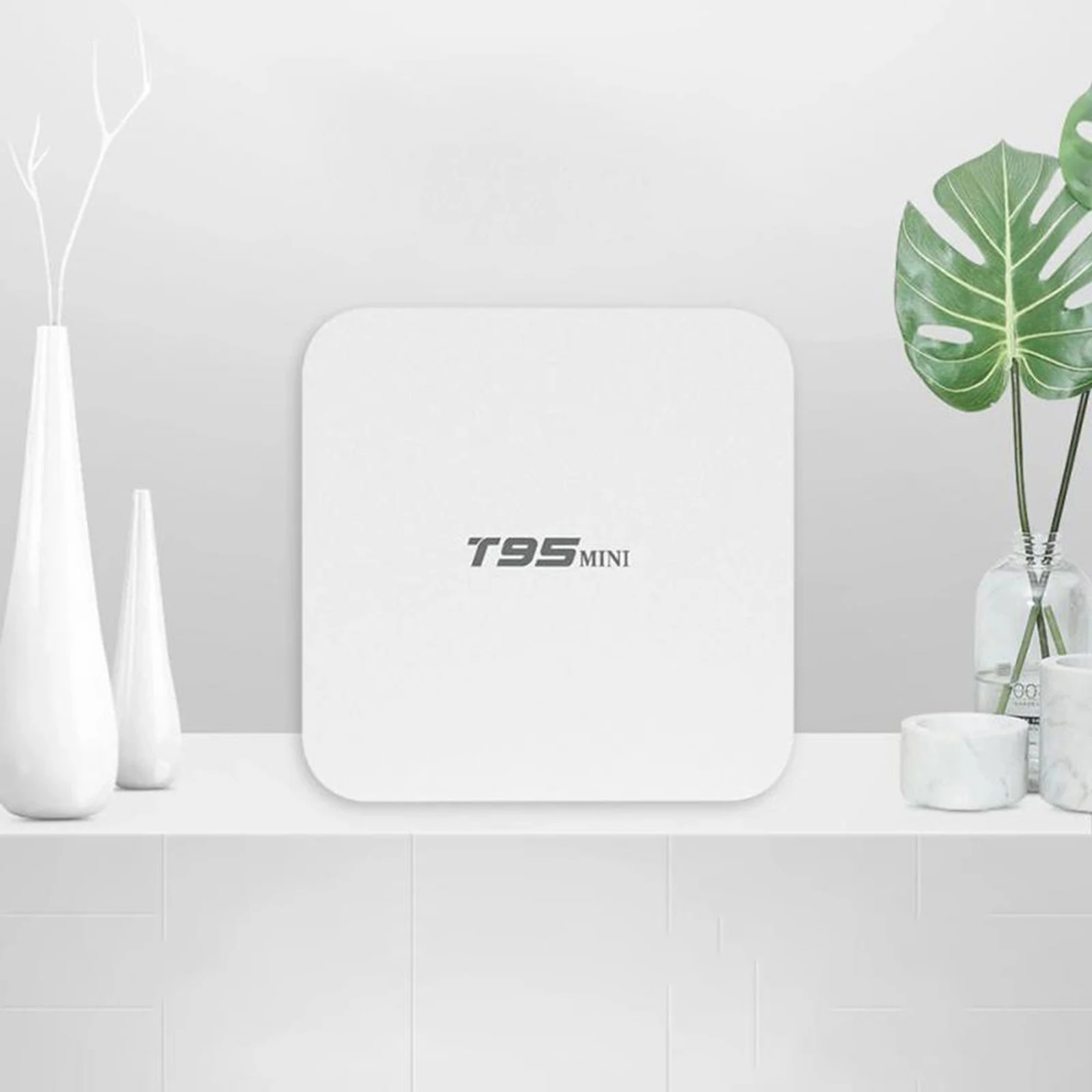 T95 Mini-TV-Box Android 10, Set-Top-Box HDR 4K Quad-Core H.265 WiFi 4G Smart Media Player IPTV Allwinner H3