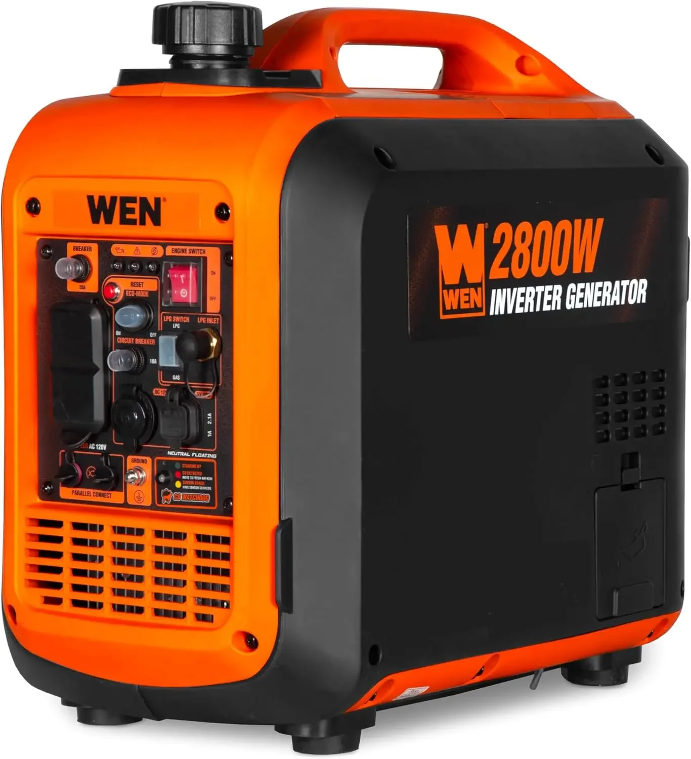 Quiet and Lightweight 3600-Watt Dual Fuel RV-Ready Portable Inverter Generator with Fuel Shut Off and CO Watchdog