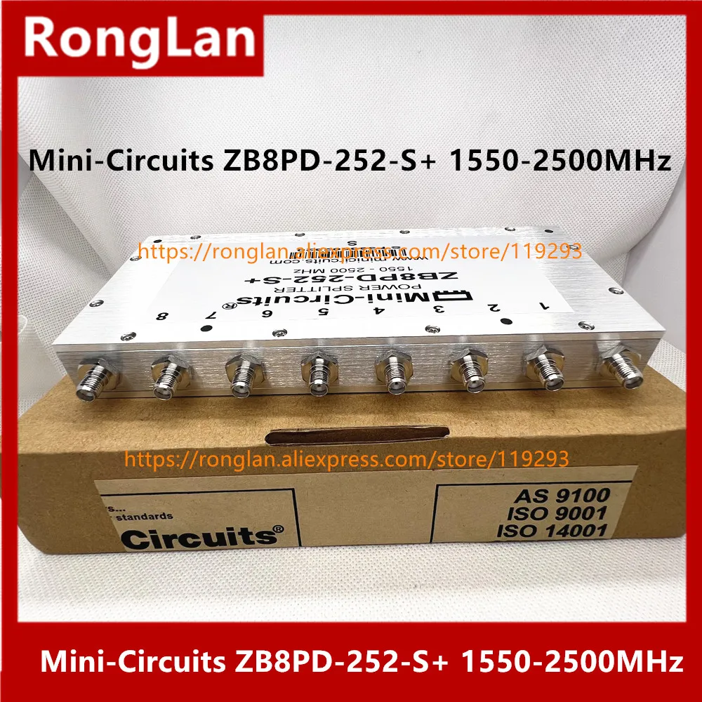 Imagem -03 - Mini-circuitos do Lan Zb8pd252-s Mais 1550-2500mhz Oito Divisor do Poder do Sma