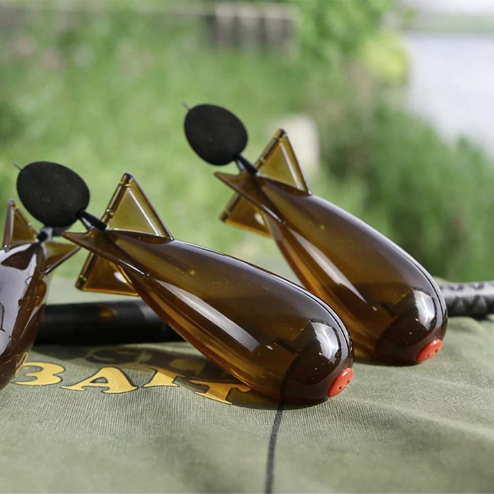 Float Tail Carp Fishing Spod Bait Rocket Feeder Pellet Boilie Launcher Long Cast Carp Bait Feeding Tackle