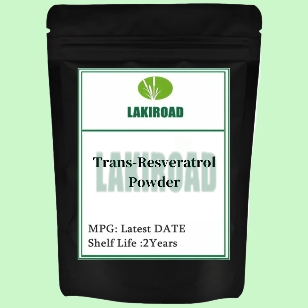 Trans-Resveratrol Powder Antioxidant Supplement skin whitening anti-cancer nmn Anti-Wrinkle Cosmetic Raw Materials