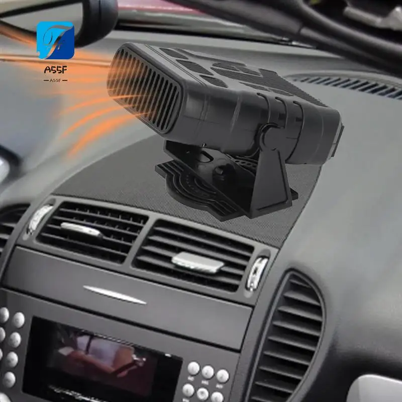 

A55F-DC 12V 30W Solar Panel Powered Winter Electric Heater Drying And Heating Heating Fan Car Warmer Heater For Outdoor