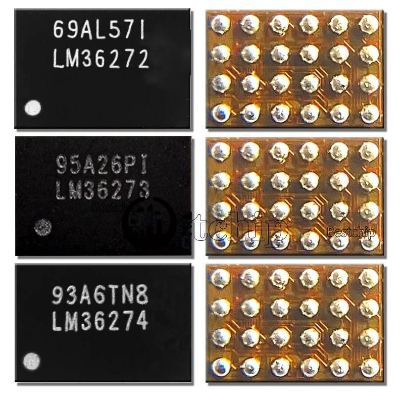 5-10pcs/lot LM36272 LM36273 LM36274 LED driver chips used for Meizu MX6 NOVA2 Redmi Note8 LED light control integrated circuit