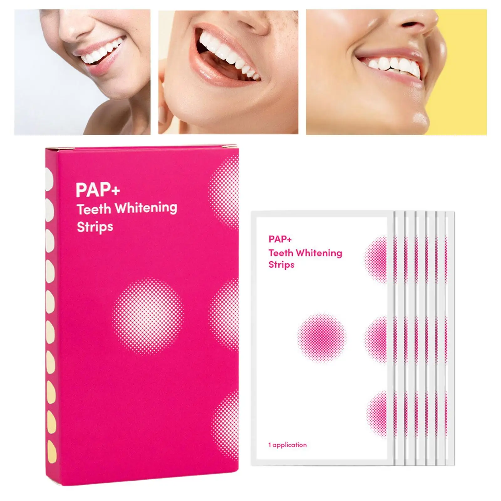 4 × مزيل شرائط تبييض الأسنان للبالغين، سهل الاستخدام للمواعدة والمكتب والمنزل #3