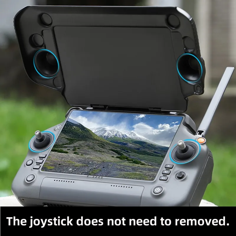 スクリーン保護カバー付きのリモートコントロール,dji rc plus用のサンバイザー,dji inspire 3/t40/t30/t20p/pm320/rm700/m30用