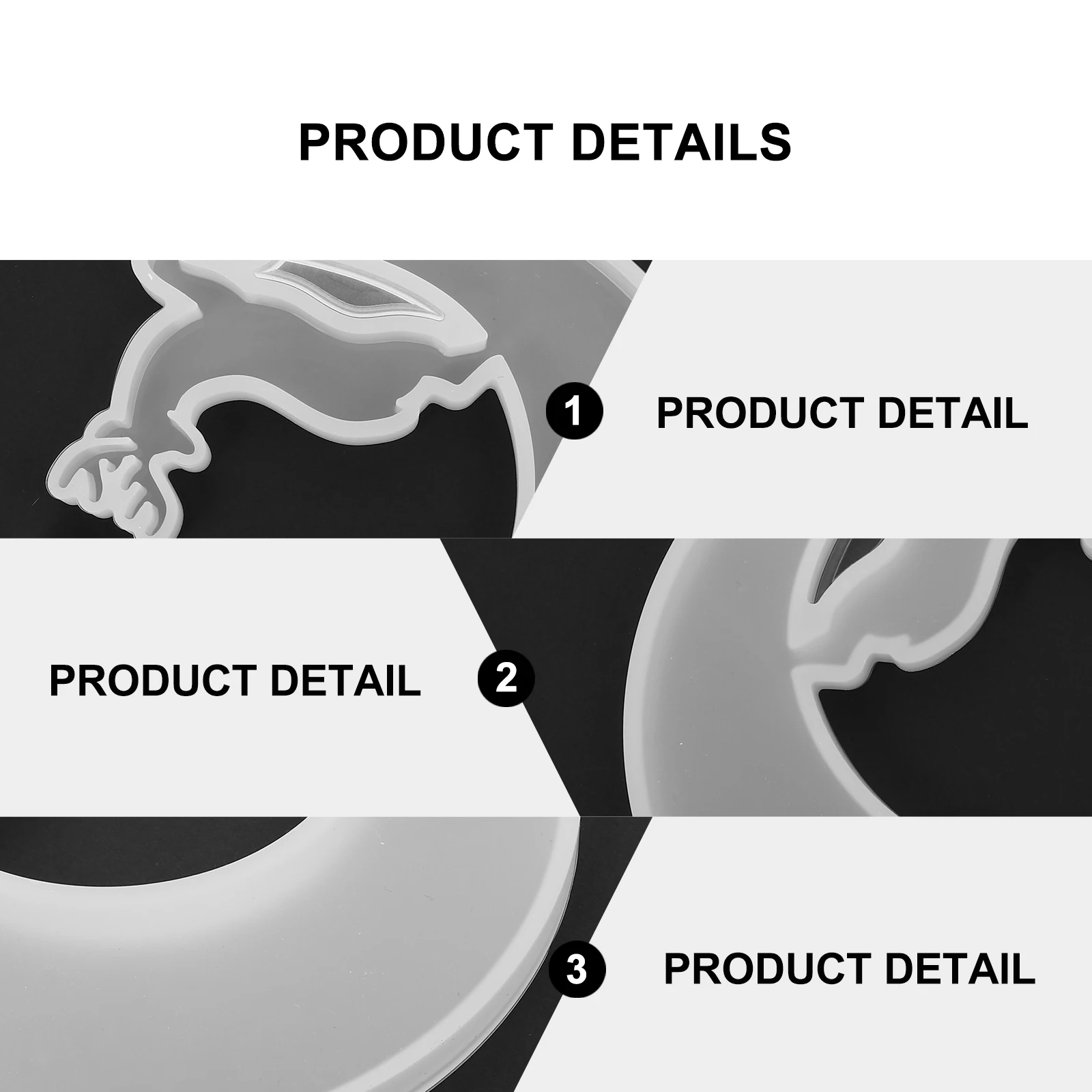 

Moon Deer Mold for Table Decoration Accessories DIY Crafts Silica Gel Handcraft Making