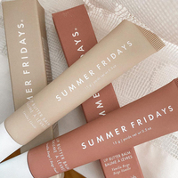 Summer Fridays Lip Balm Moisturizing Mirror Lip Gloss Lip Vanilla Pink Sugar Coffee Cake Smell Lipstick Transparent Makeup Oil