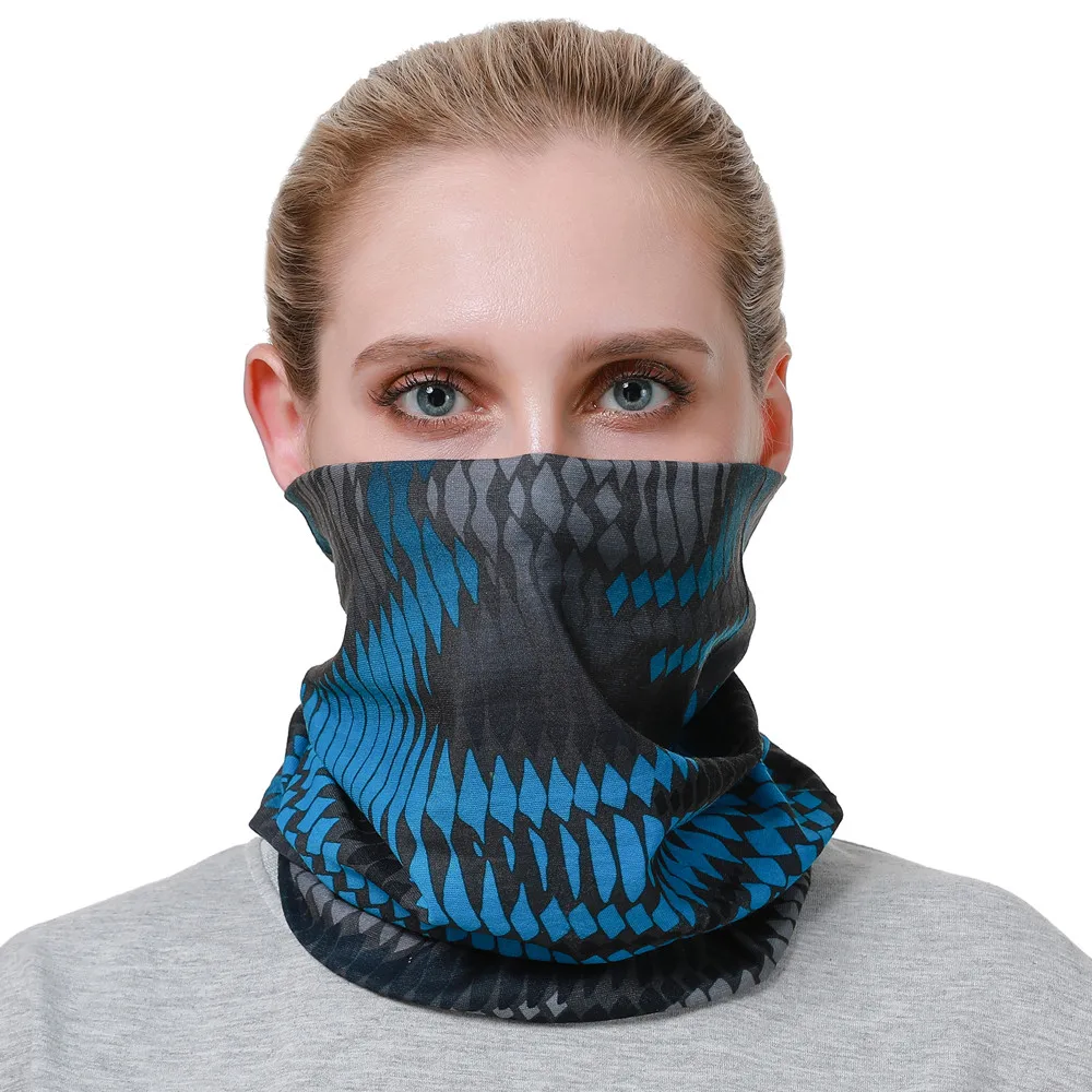 2024 Fashion Light Color Camouflage Face Bandana For Men Women Multifunctional Neck Scarf Bicycle Balaclava Cycling Face Mask