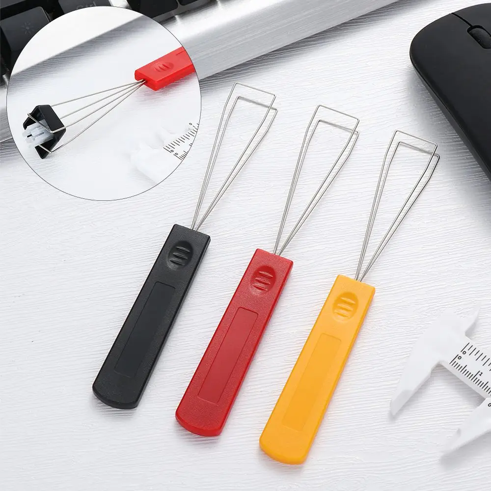 Durable Keyboard Plastic Handle Accessories Dust Cleaner Aid Cleaning Tool Keycaps Puller Keycap Unloading