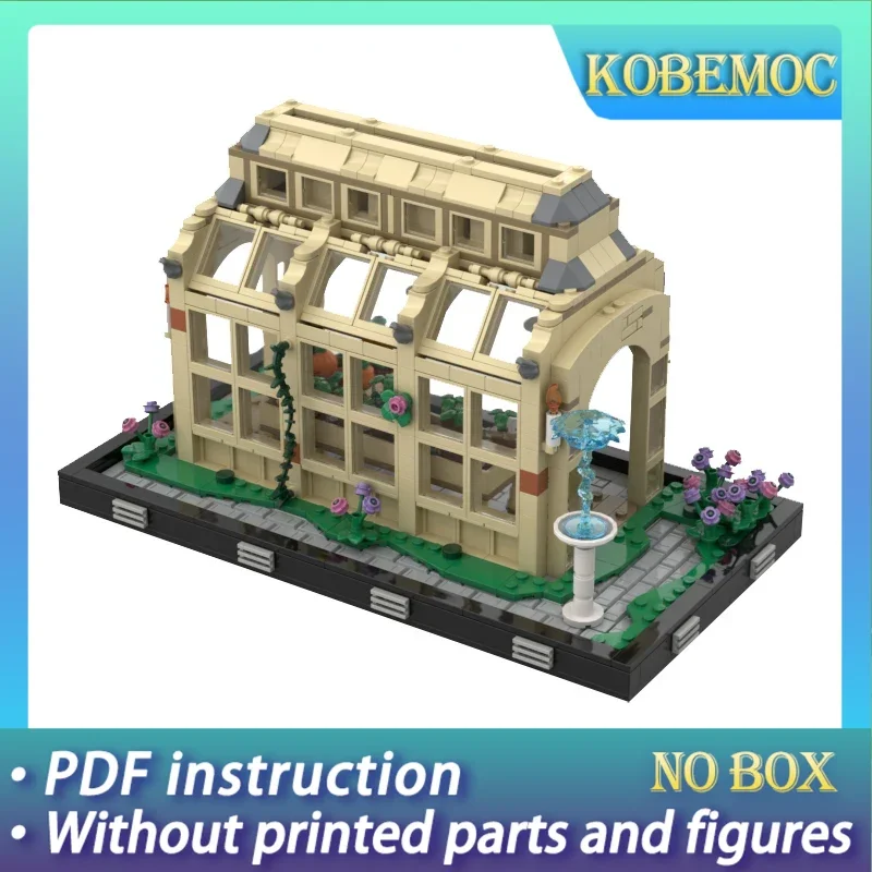 

Modern Buildings Model Moc Building Bricks Greenhouse Diorama Technology Modular Blocks Gifts Christmas Toys DIY Sets Assembly