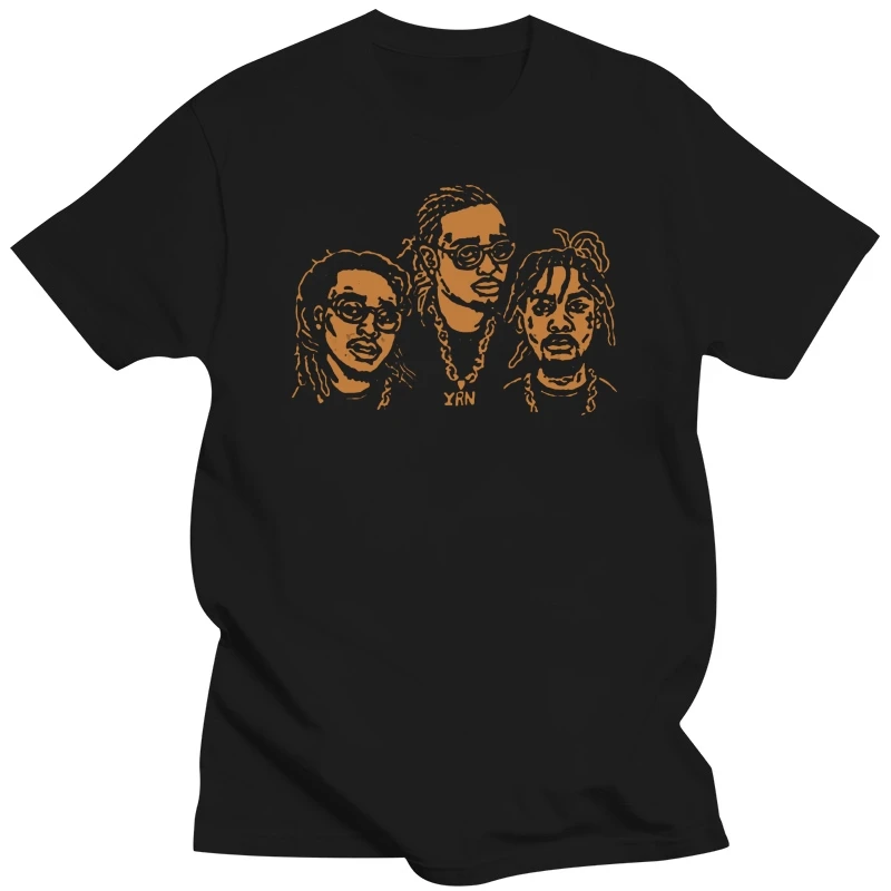 New FNLY94 The Migos Gold chains shirt Quavo Offset Takeoff culture rap L T Shirt Summer Famous Clothing