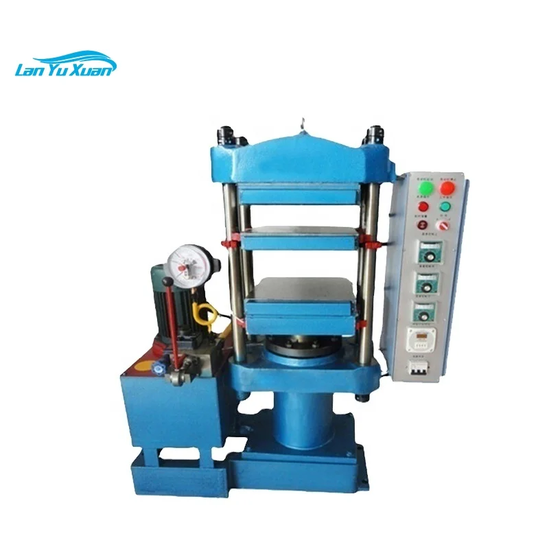 Lab Rubber 50T Flat Panel Curing Testing Equipment  Vulcanizer Tester Laboratory Instrument Machine