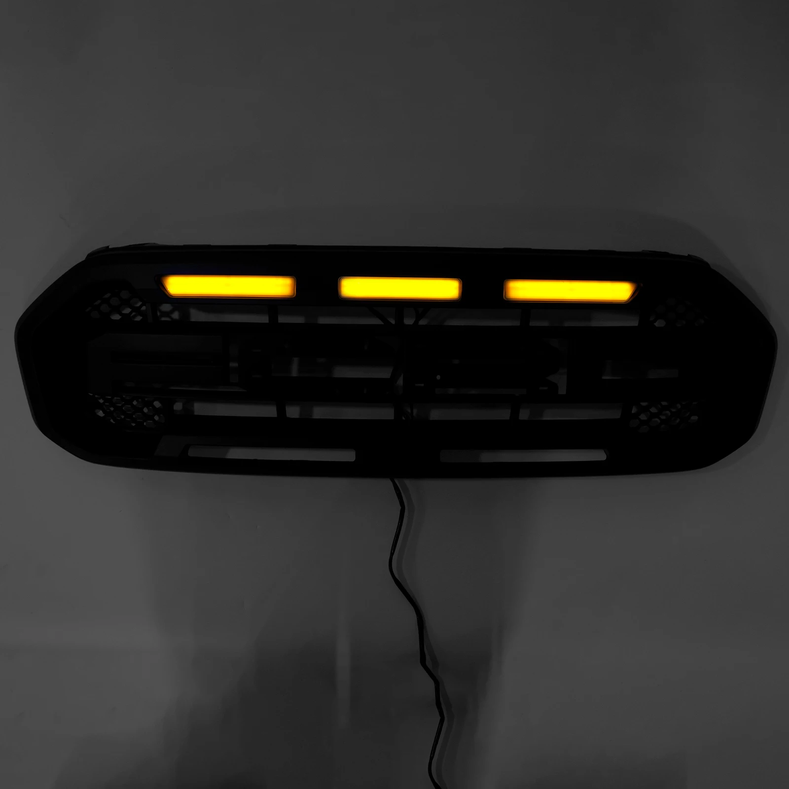 Artudatech الأسود رابتور نمط المصد الأمامي شواء مصبغة صالح لفورد رينجر مع مصباح ليد 2019-2023 اكسسوارات السيارات