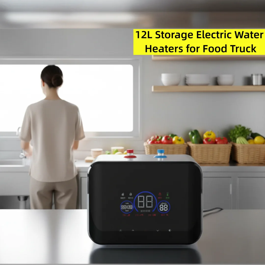 Compact Mini Storage Water Heater Tank 12L Energy Efficient Instant System for Camping or Food Truck Use