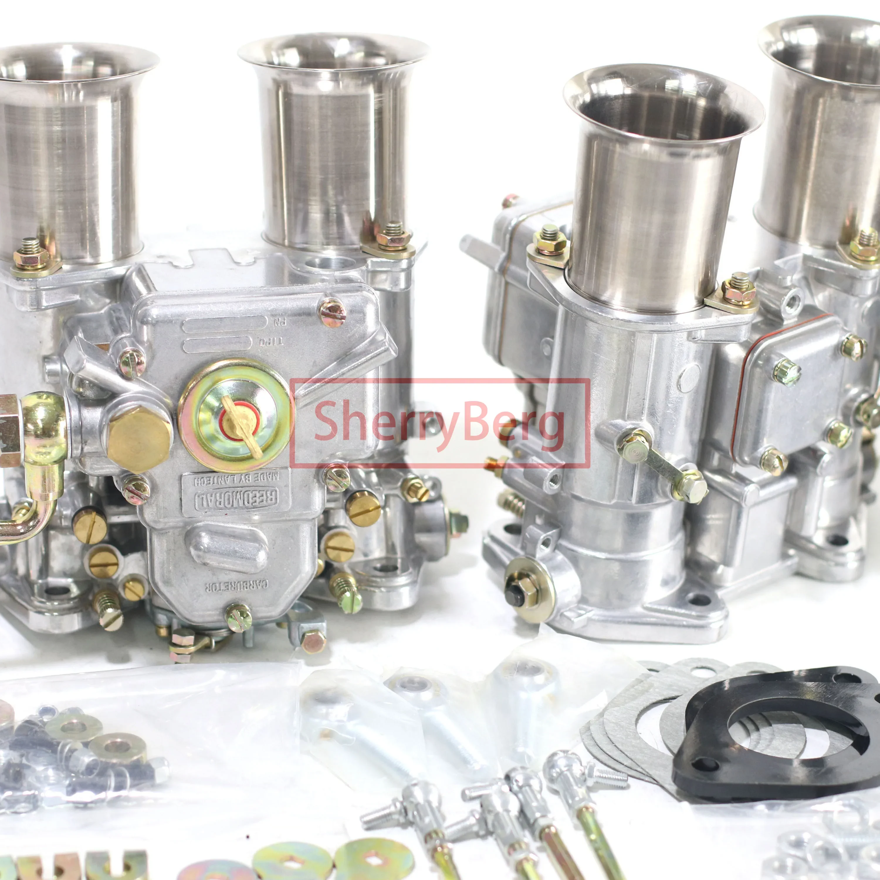SherryBerg Carb Kit 40 DCOE for Austin Healey 3000 100/6 Triple Carburettor Carby for Weber EMPI Dellorto Carburetor Conversion