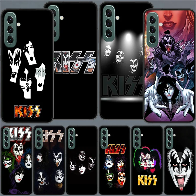 Kiss Rock Band Phone Case For Samsung A16 A26 A36 A56 Galaxy A17 A12 A52S A13 A23 A33 A53 A22 A32 A02S A03S A42 A72 A73 A9 A8 A7