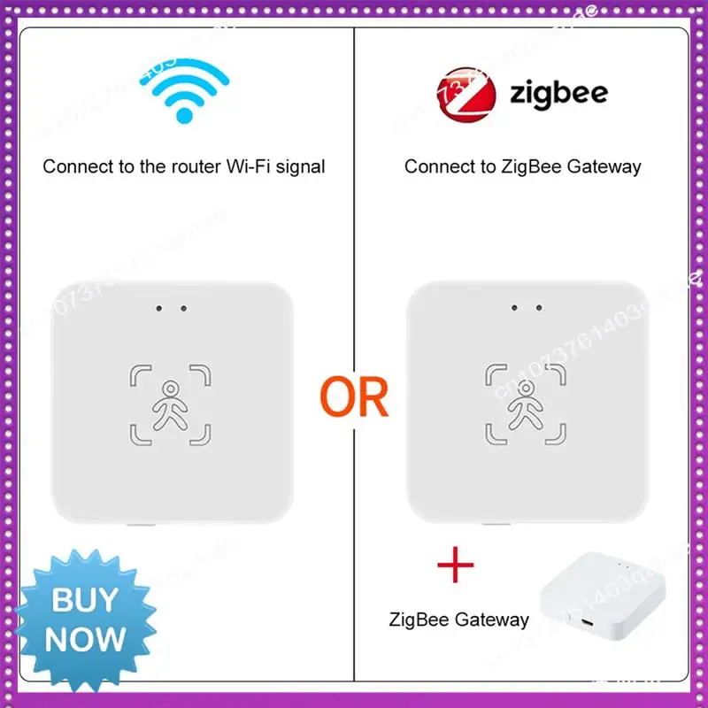 핫 Ltem Tuya 인간 존재 센서 24G 인간 존재 밀리미터파 레이더 센서 광 감지