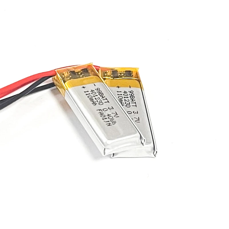 10pcs 401230 3.7V 110mAh Li-po Battery Rechargeable Polymer Lithium Batteries for Mp3 Bluetooth Speaker Headphone LED Light Toys - view 4