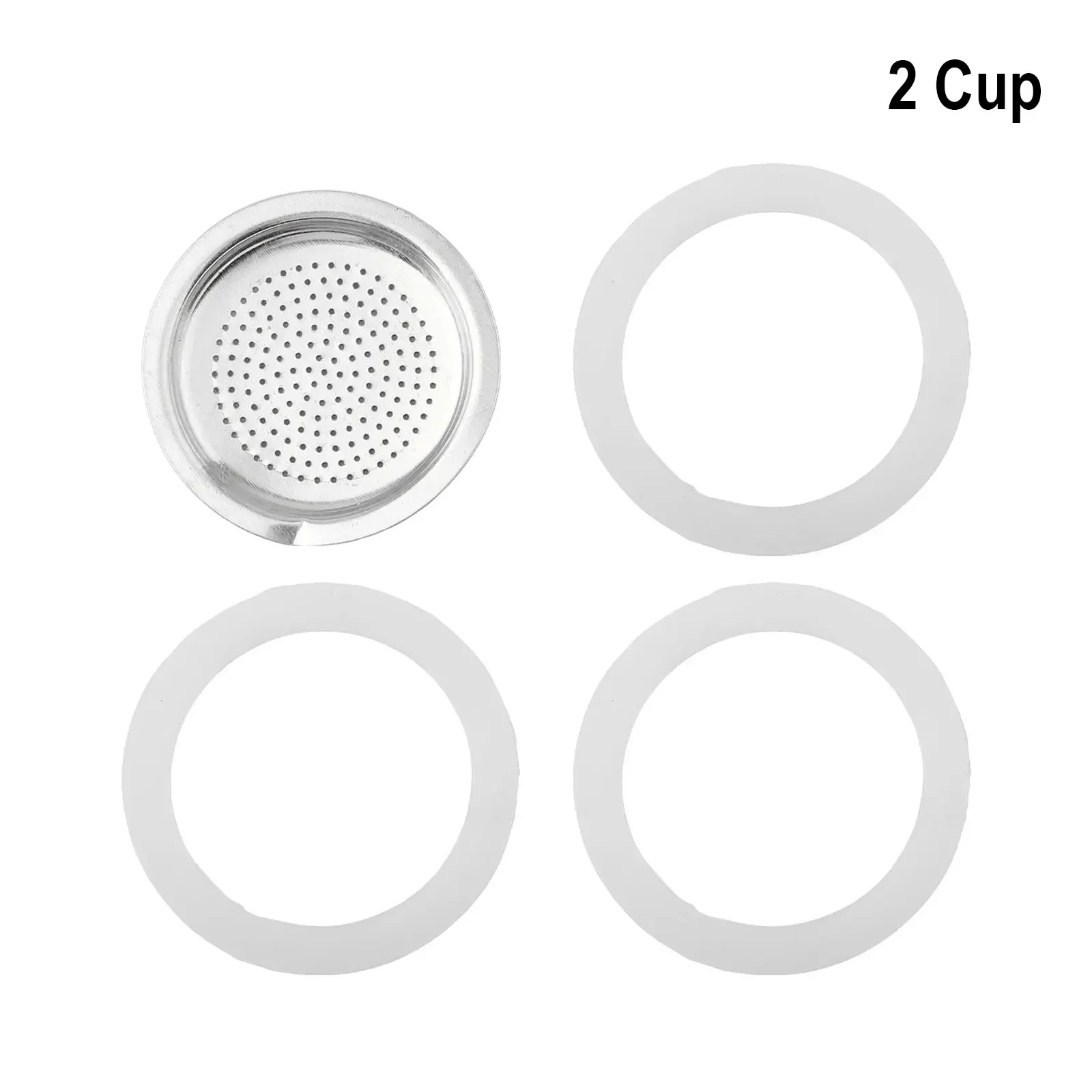 1/2/3/6/9/12 Cup Coffee Rubber Ring Gasket Filter Set Gasket Seal Silicone Rubber For Moka Pot Espresso Coffee Makers Parts