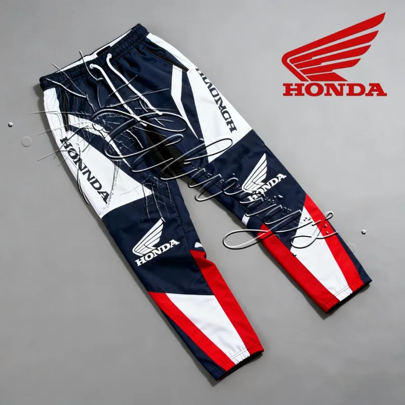 

2026 New Honda Racing Fashion Design Motorcycle Suit Men's MOTO Off-road Mountain Bike Sport Quick Drying Breathable Pants