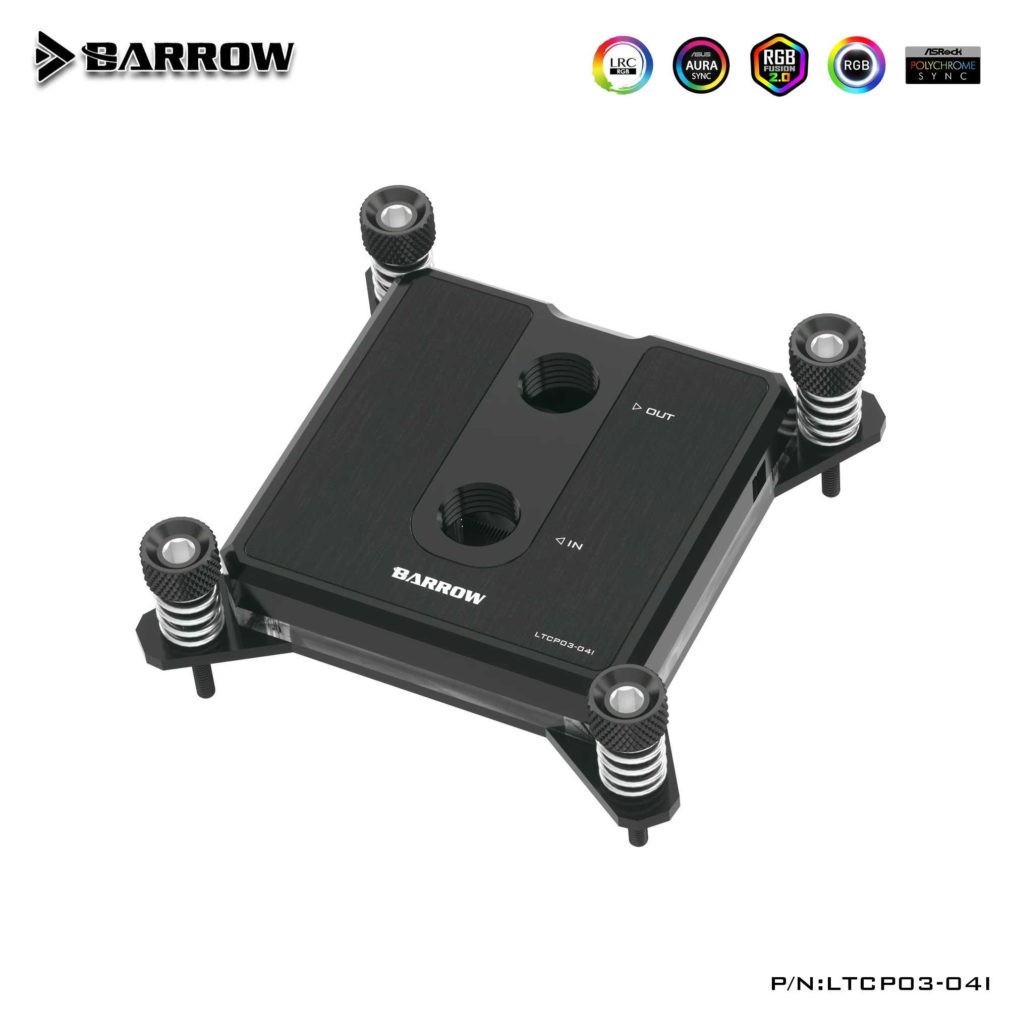 

Barrow CPU Water Block For INTEL 115X/1700/X99/X299 Black Silver Liquid Radiator Micro Channel Cooler Cooling System LTCB03-04I