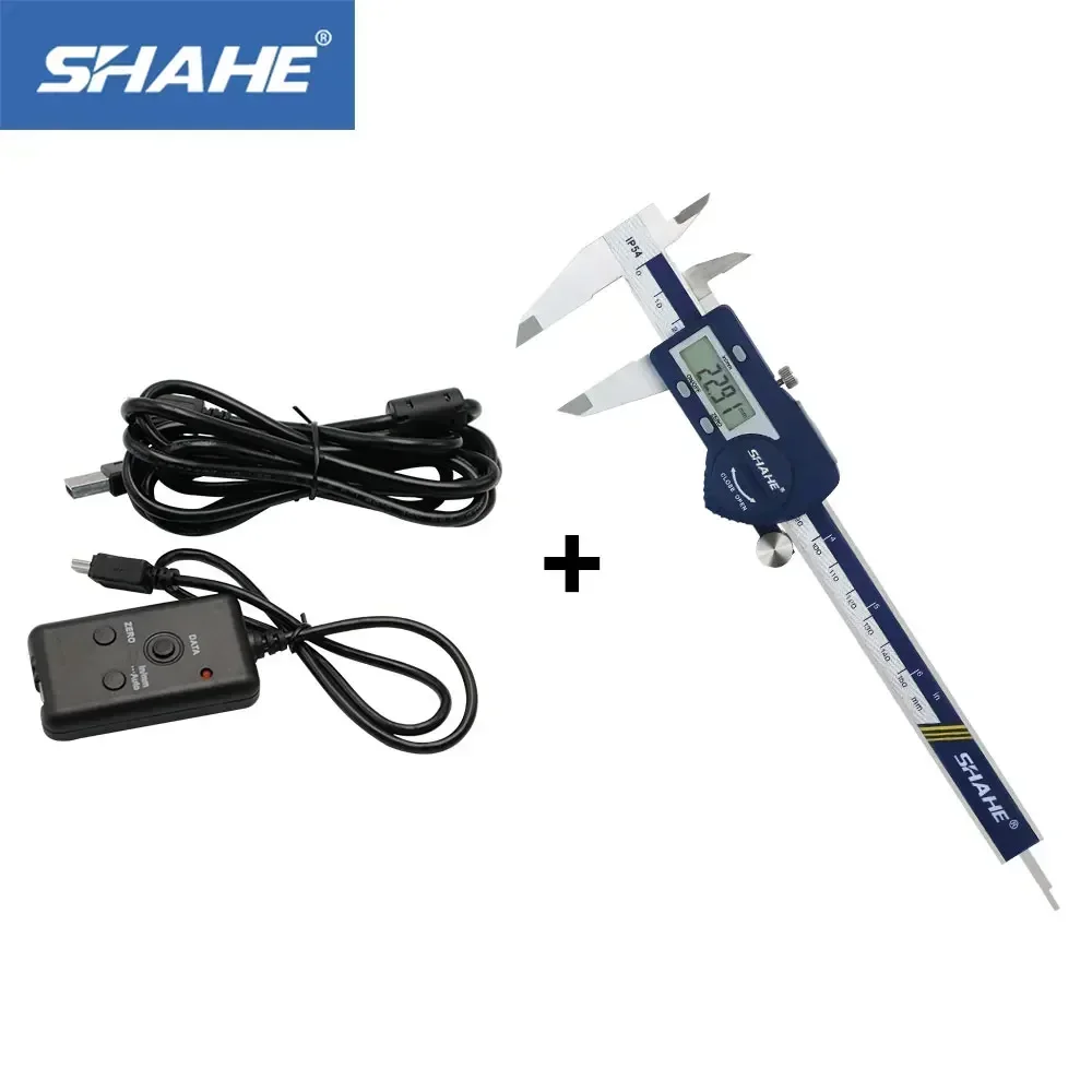 SHAHE High Quality Digital Caliper 150 mm With USB Type Date Cable Line