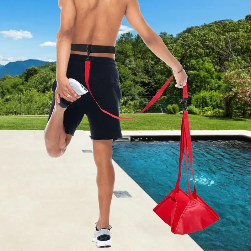 

Парашют для плавания, тренировочный парашют с сопротивлением для плавания, набор упражнений для тренировок по плаванию, набор упражнений для бассейна