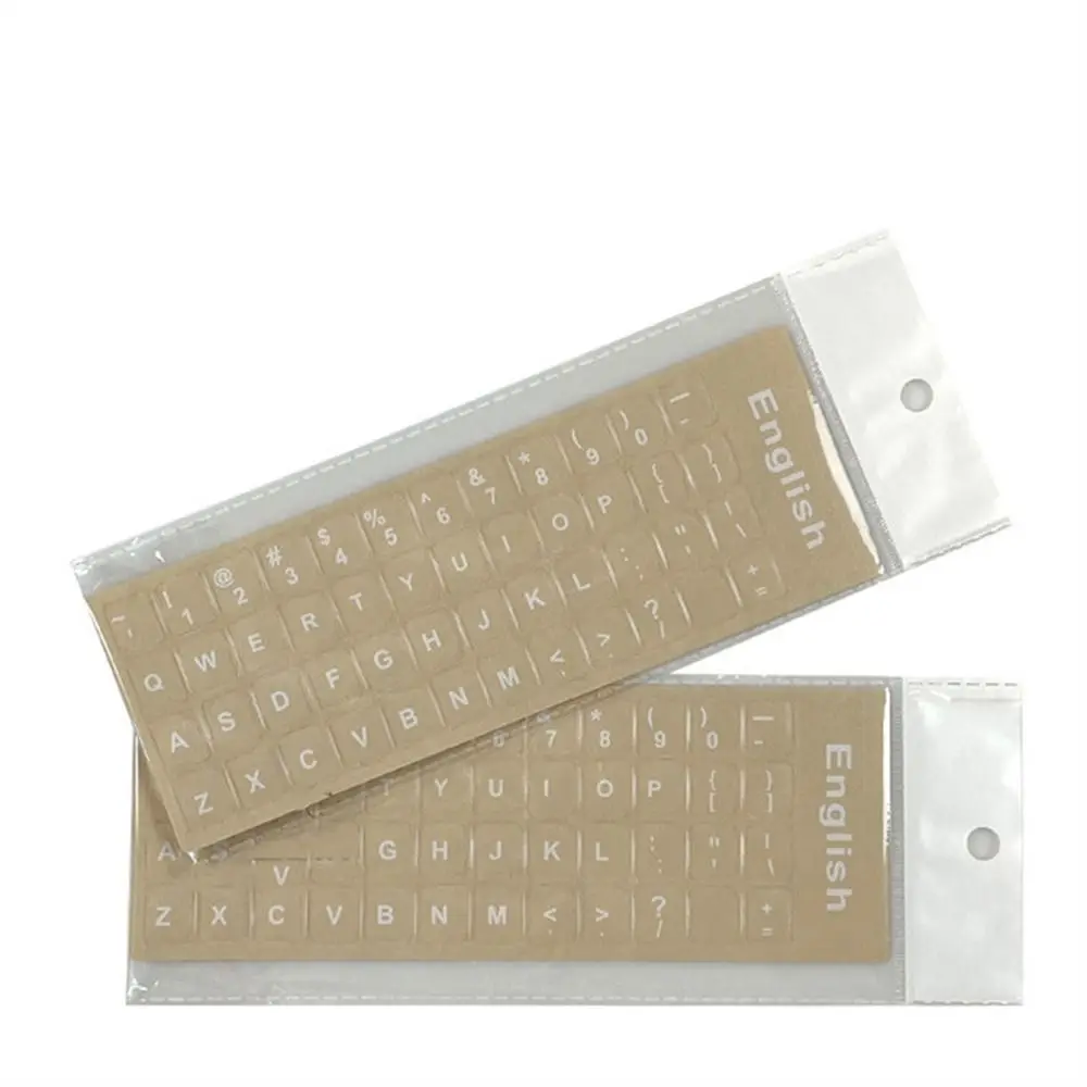 Russian Film English Korean Hebrew Computer Keyboard Cover Keyboard Stickers Keyboard Letter Sticker Language Alphabet Sticker