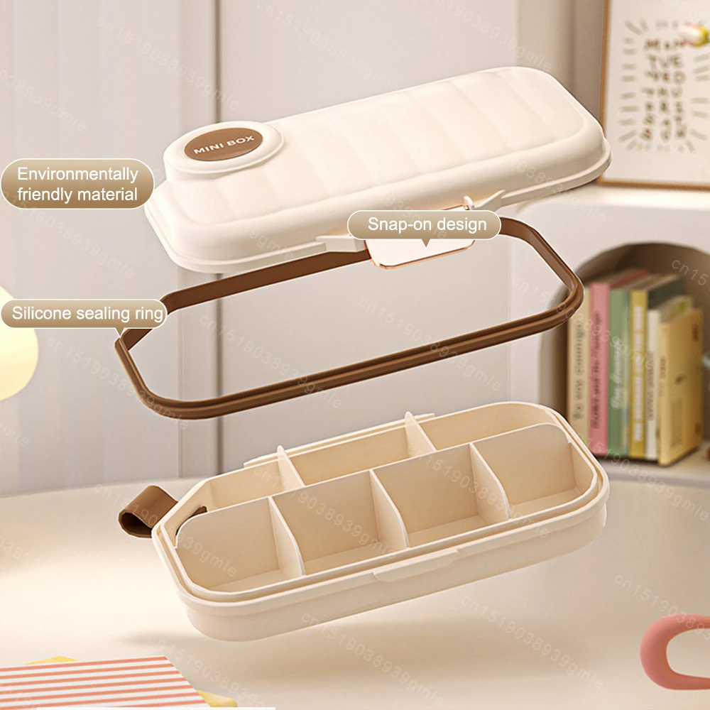 Portable Pill Cases Organizer Box Weekly Travel Pill Organizer Portable Pocket Pill Case Holder Plastic Container Box