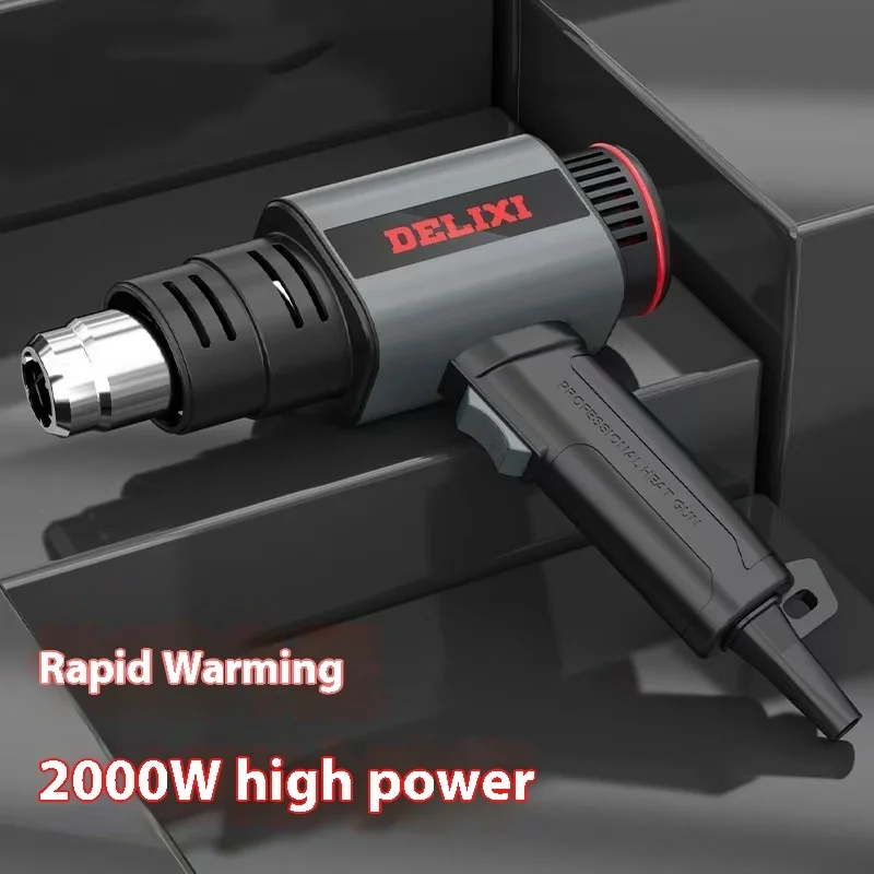 Digital hot air gun electronic repair small film portable baking gun industrial heat shrink film blowing