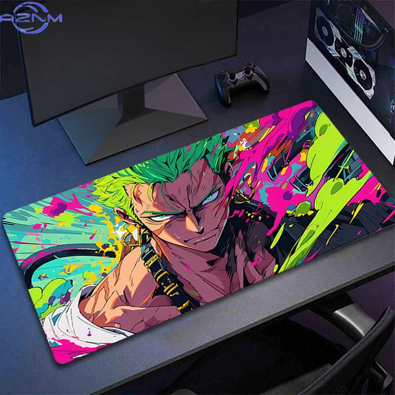 Smooth Glide Game Desk Mousepad Non-Slip Rubber Base For Computer Office Gaming Table Decoration