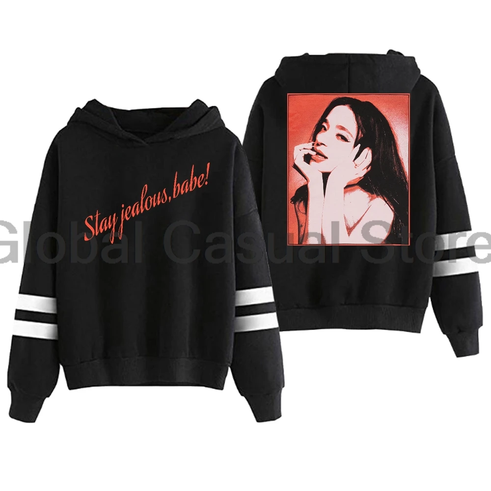 

Anora Movie Stay Jealous Hoodie Pocketless Parallel Bars Sleeve Streetwear Women Men Hooded Sweatshirts