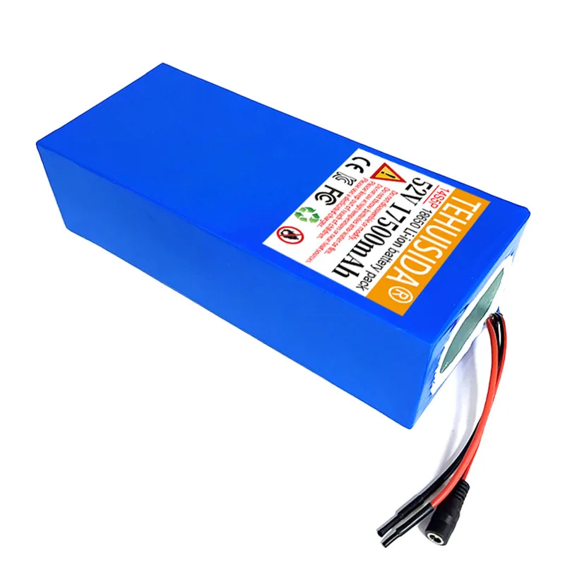 New 14S5P Battery Pack 52V Battery 17.5AH 18650 with BMS for Various Electronic Devices and Transportation Equipment