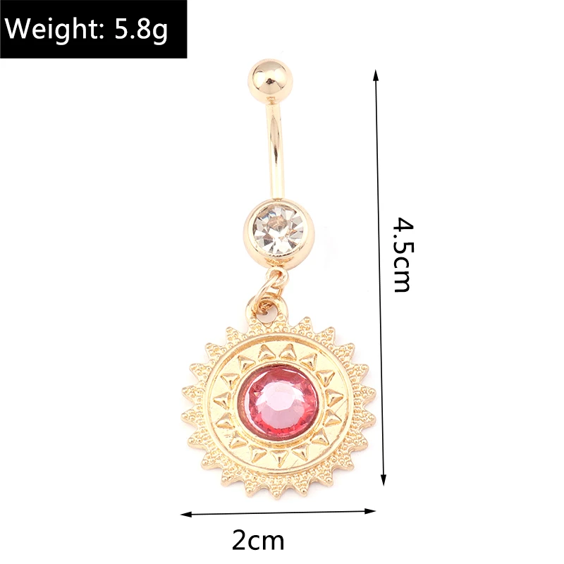 Mode Obst Kirsche Bauchnabel Ringe Sexy Nabel Ringe Bauch Piercing Körper Schmuck für Frauen Mädchen Party Urlaub Schmuck Geschenke – Detail 15