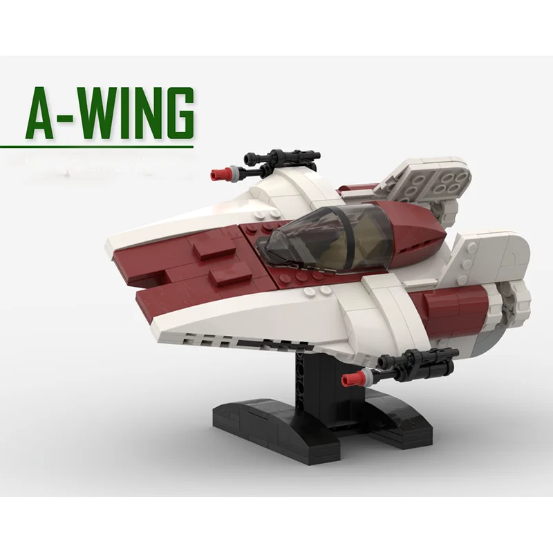 

381 шт. MOC Space War RZ-1 A-wing Interceptor Starfighter DIY креативные развивающие детские строительные блоки подарок