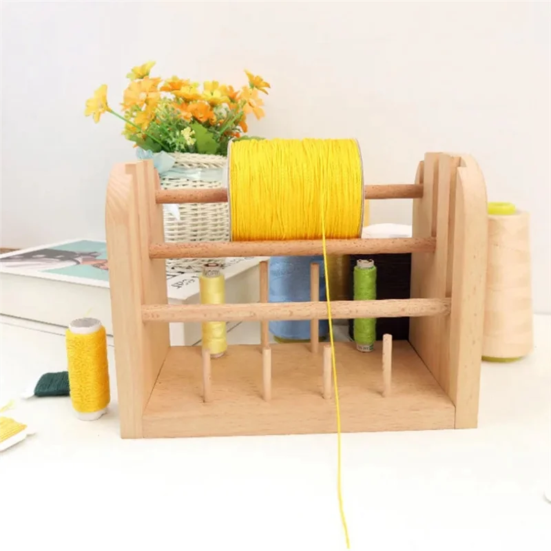 【Flash-Deal!】Crochet Yarn Holder Rotating Yarn Holder Crochet Yarn Holder Rack Sewing Thread Spool Thread Holder Organizer Croch