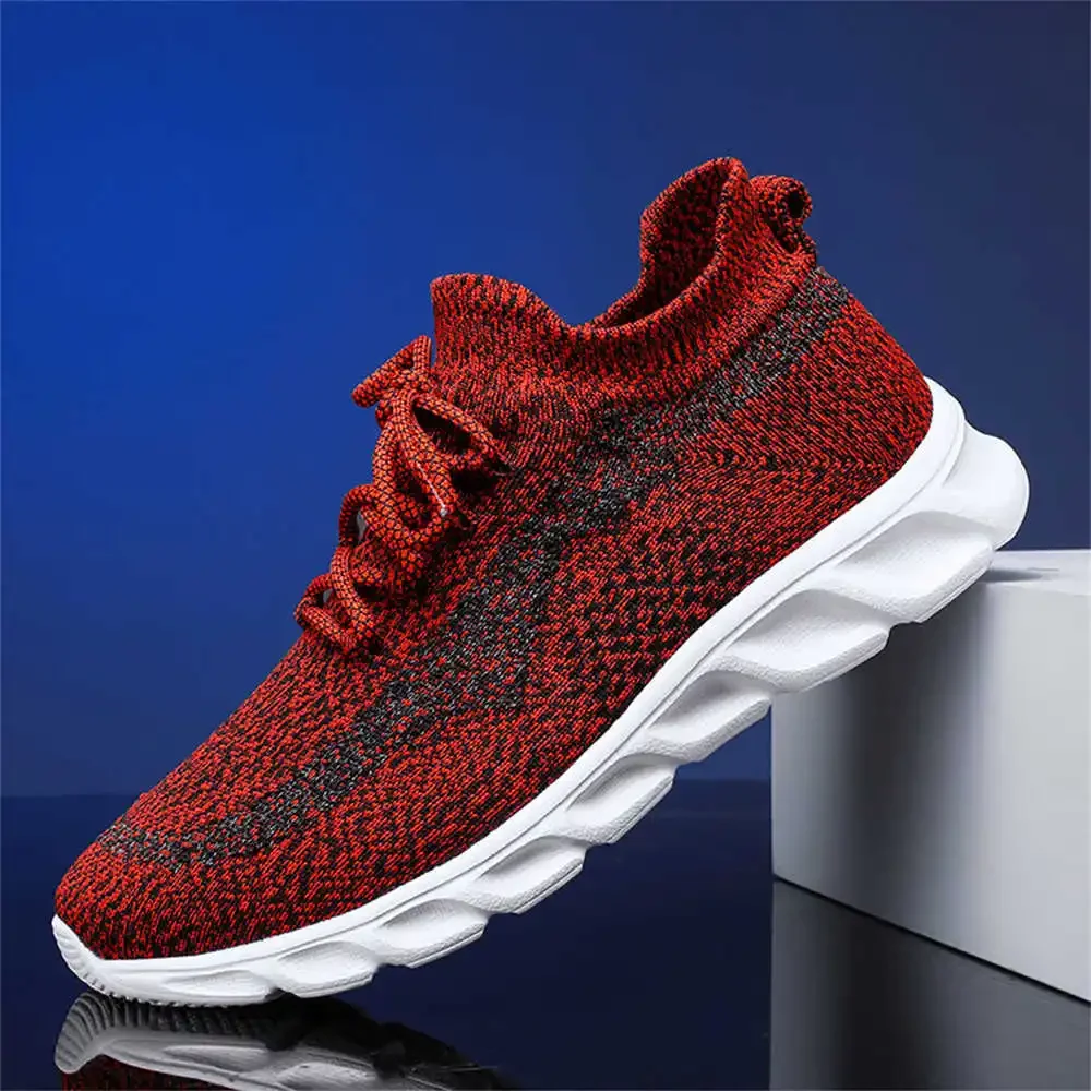 Knitted Special Size Men's Sneakers Special Size 50 Casual Bule Shoes Men White Sport New Collection Sneachers Cuddly