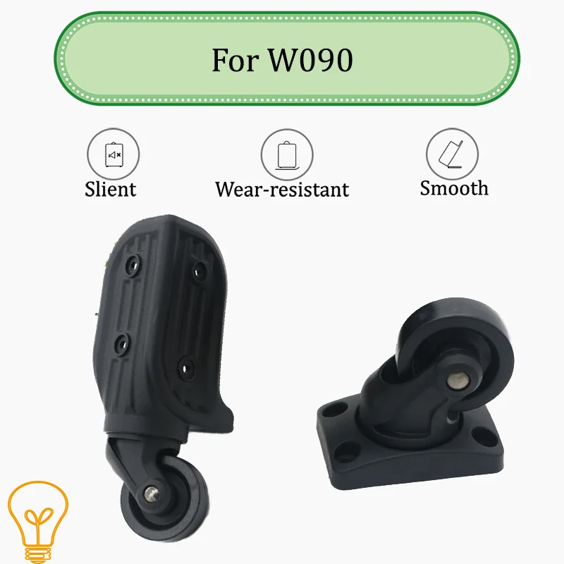 

For W090 Luggage Wheel Replacement Parts Universal 360° Suitcase Wheel Accessories Silent Smooth-Rolling Replacement Wheels