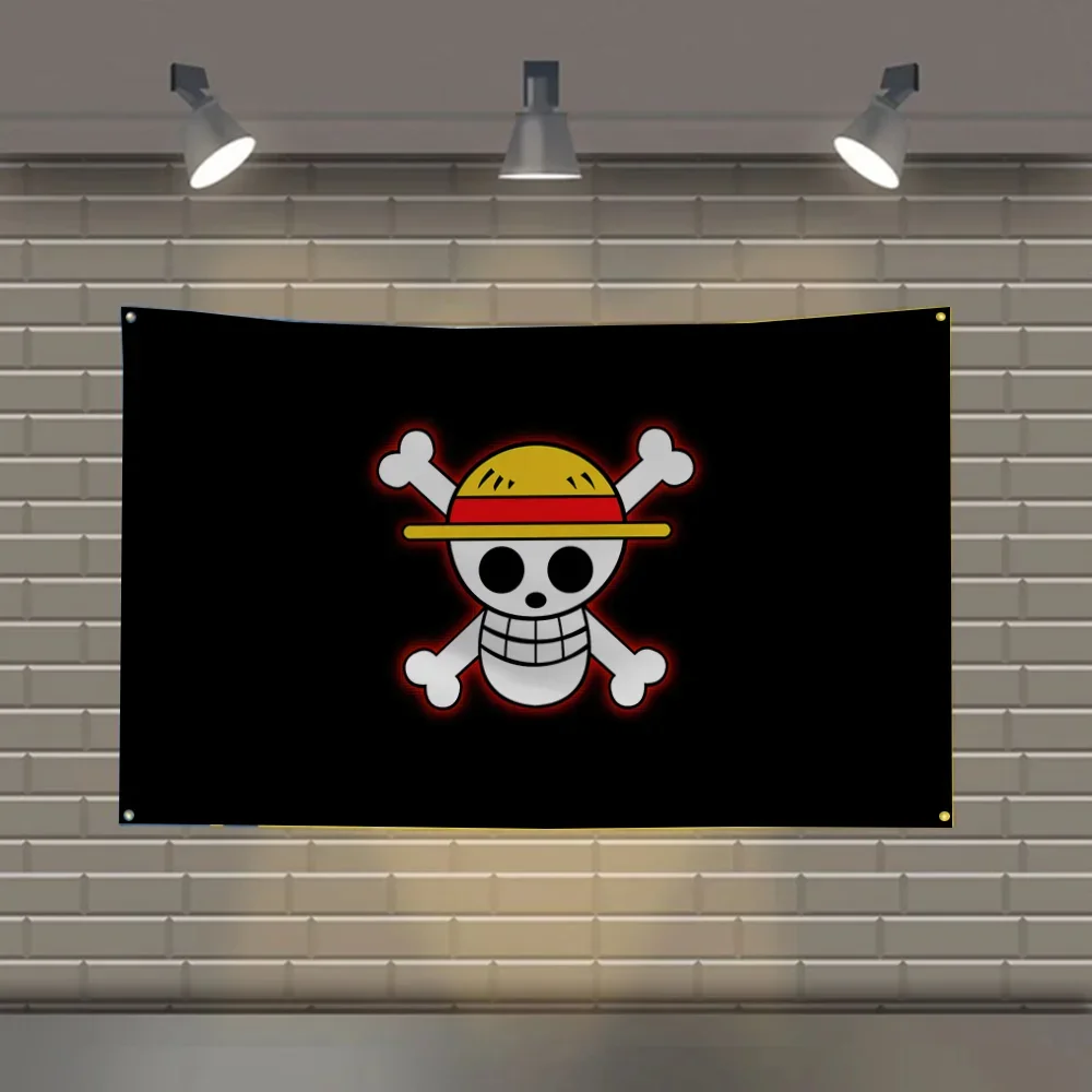 1PC One Piece Flag Banners Four Hole Flag Polyester Outdoor Decor Room Aesthetic