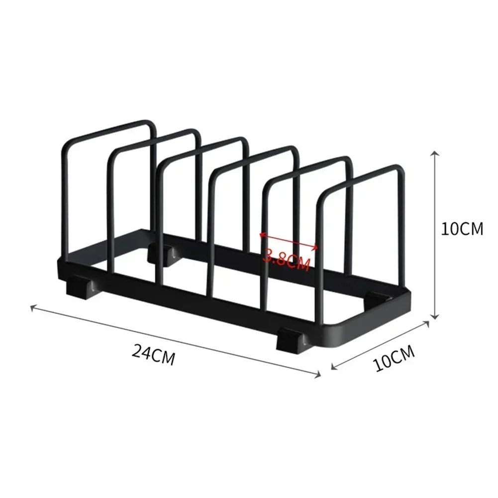 Küchen organisator Topf Pfanne Rack Edelstahl Teller Teller halter Regal Kochs chale Tablett Lagerst änder Rack Küchen zubehör