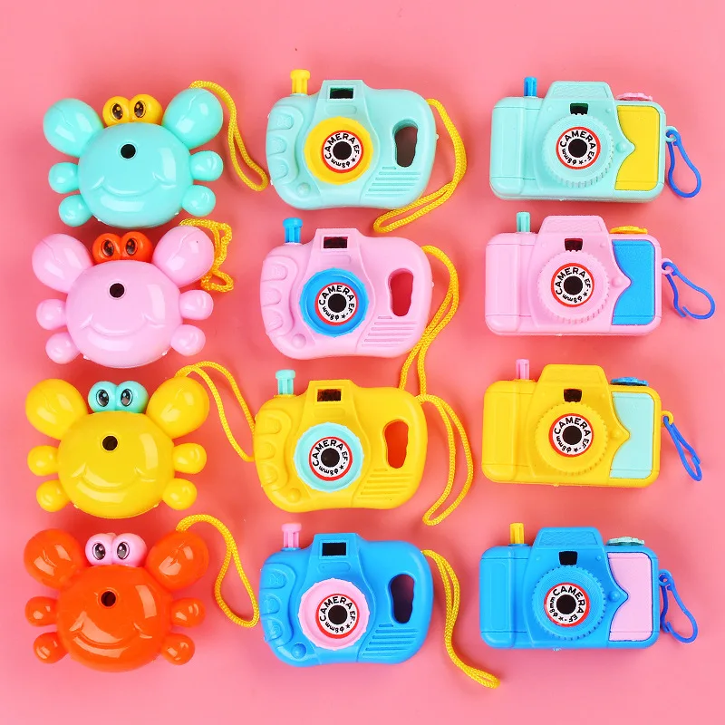 5/20PCS divertente Mini Animal Pattern Cartoon Camera Toy Kids Birthday Party Gift bomboniera regalo di carnevale Pinata Filler