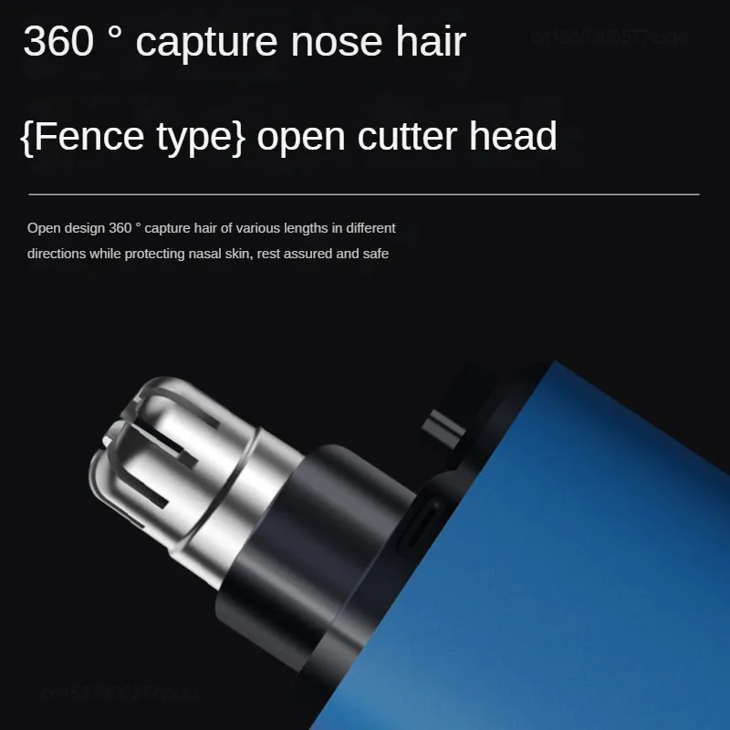 Konka Nose Hair Trimmer Safe Trimming Round Head Hair Trimmer Rechargeable Long Endurance Waterproof Portable Rapid Care