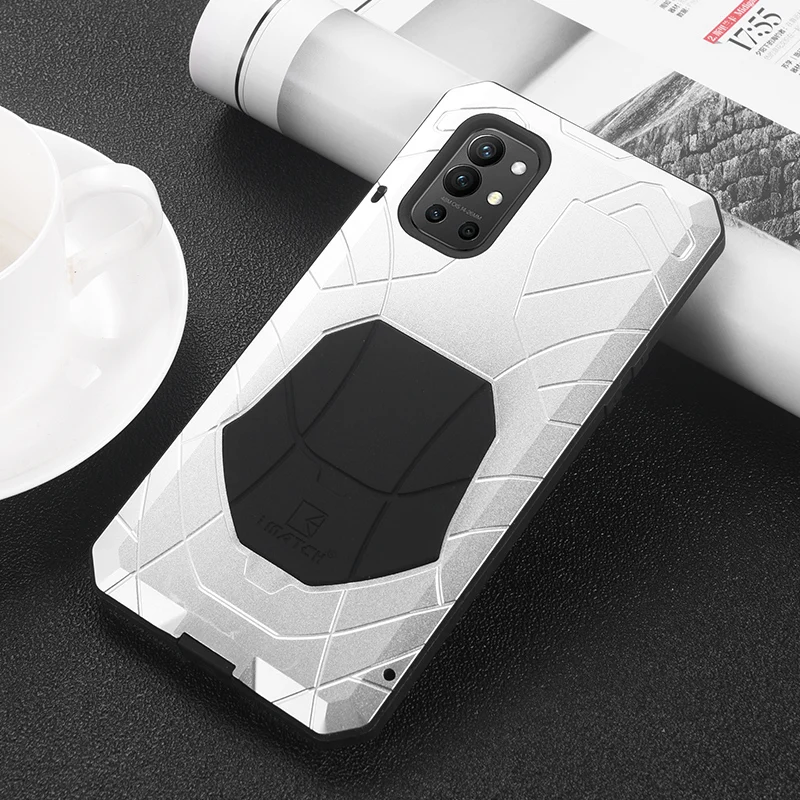 IMATCH Aluminum Metal Silicone Shockproof Case For OPPO Find X6 Pro Find X5 Pro Find X3 Pro Dirt Shock Proof Case