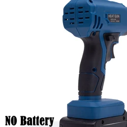 360W Portable Cordless Heat Gun with 4 Nozzle For Bosch 18V Lithium Battery Industrial Handheld Electric Heating Gun