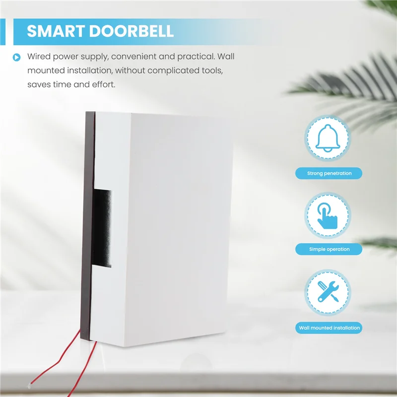 -ABGY 220V Doorbell แบบมีสายคู่มือ Ding Dong Bell CHIME สําหรับ Home Hotel Access Control System Timbre Puerta Casa สมาร์ท Doorbell
