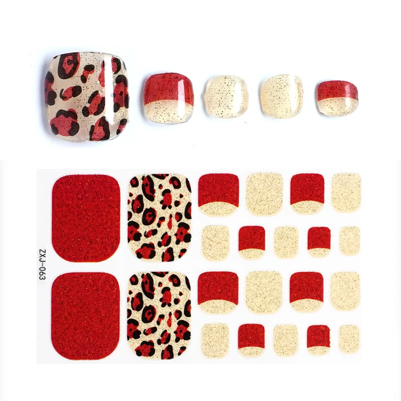 Top Nails Toetop Nail Sticker Internet Celebrity Top Nail Stickers Customized Douyin Toetop Nail Sticker Top Nails Sticker Full