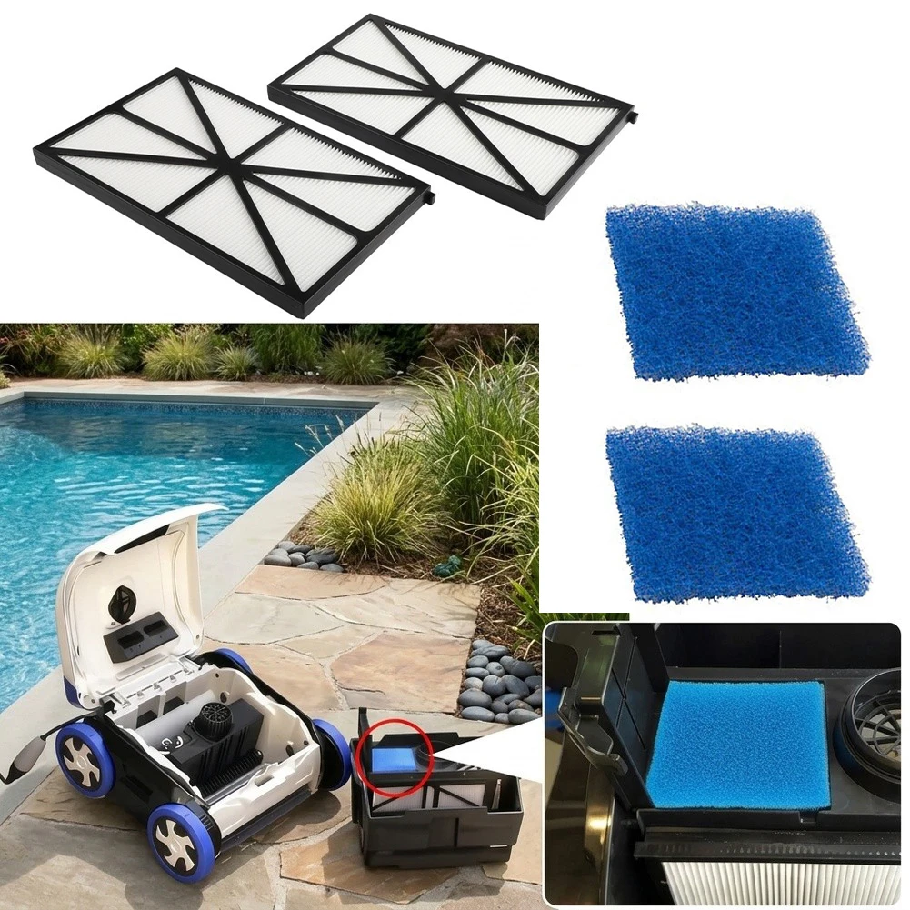 RCX97417SPAK2 Door Filter Element Pair and RCX70101PAK2 Cartridge Pair for Hayward 500 Series For SharkVac Robotic Pool Cleaners
