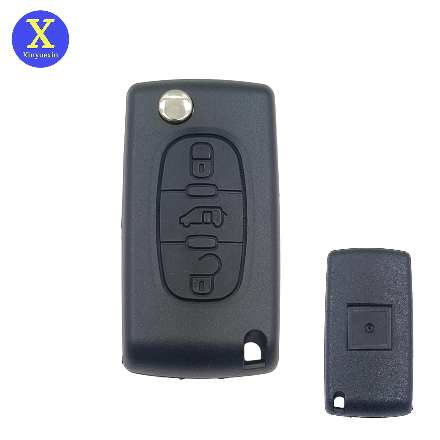 

Xinyuexin 3 Button Shell Case for Peugeot Expert for Citroen Dispatch for Fiat Scudo 2006-2016 HU83 VA2 Blade CE0523 CE0526