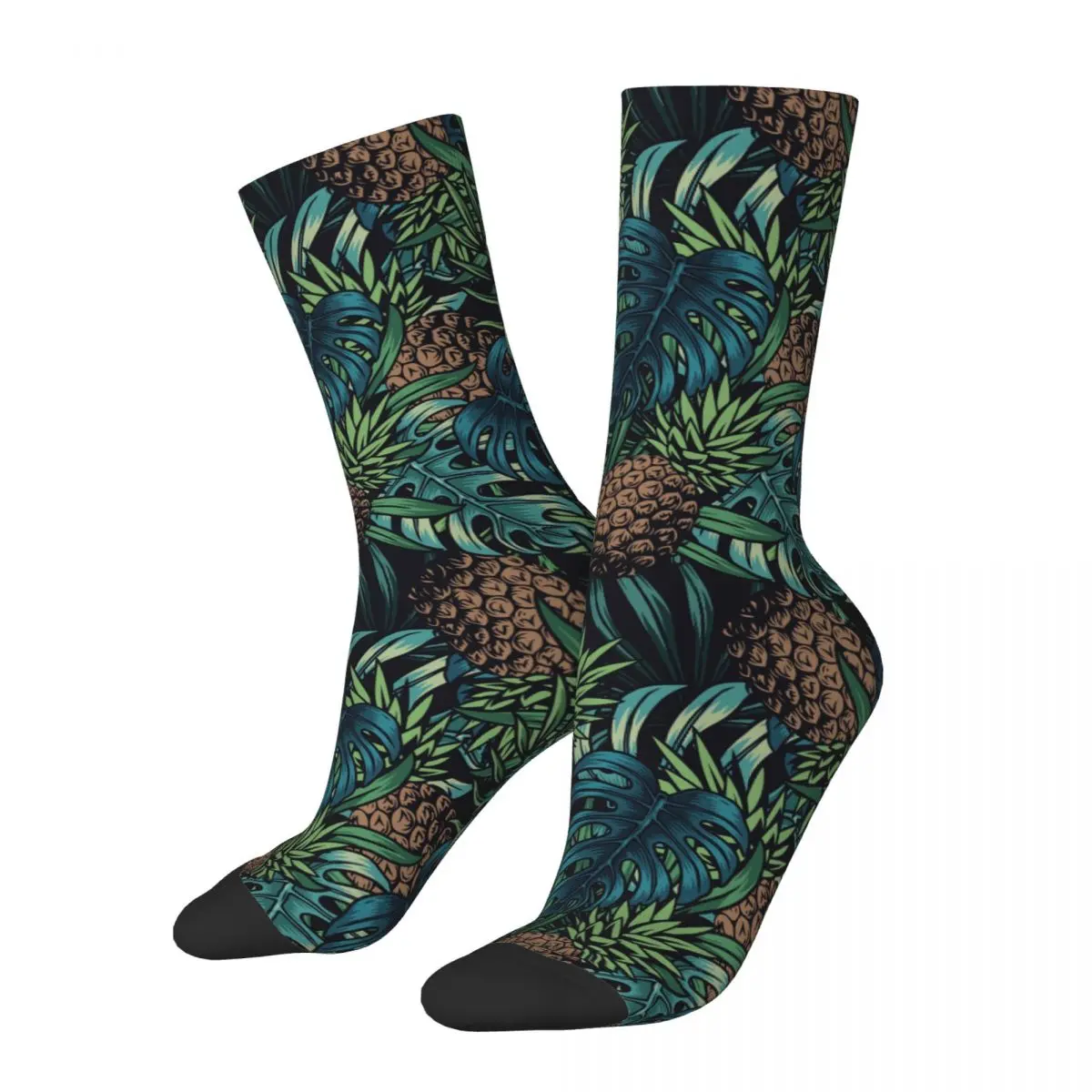 Tropical Forest Pineapple Socks Male Mens Women Summer Stockings Printed